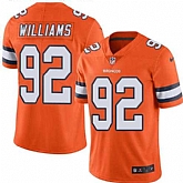 Nike Men & Women & Youth Broncos 92 Sylvester Williams Orange Color Rush Limited Jersey,baseball caps,new era cap wholesale,wholesale hats